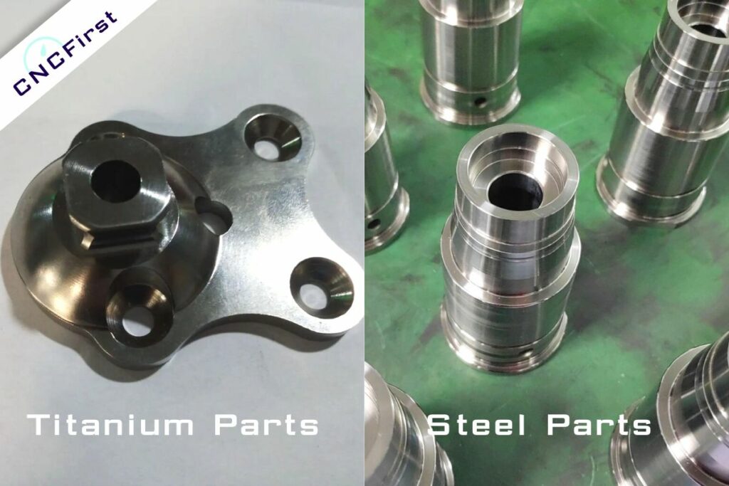 titanium vs. steel parts