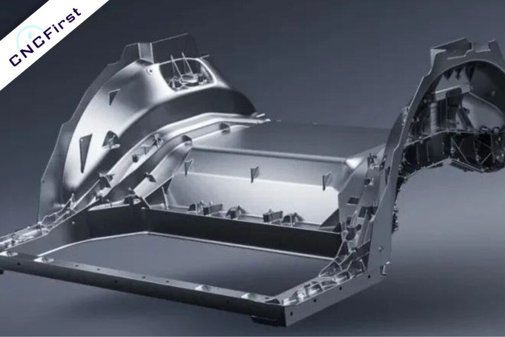 Integrated die-cast rear floor