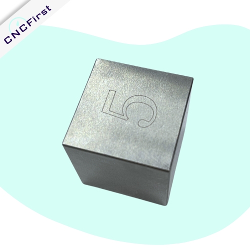 Wire EDM stainless steel cube