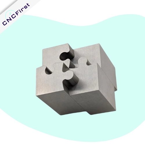 stainless steel wire EDM cube